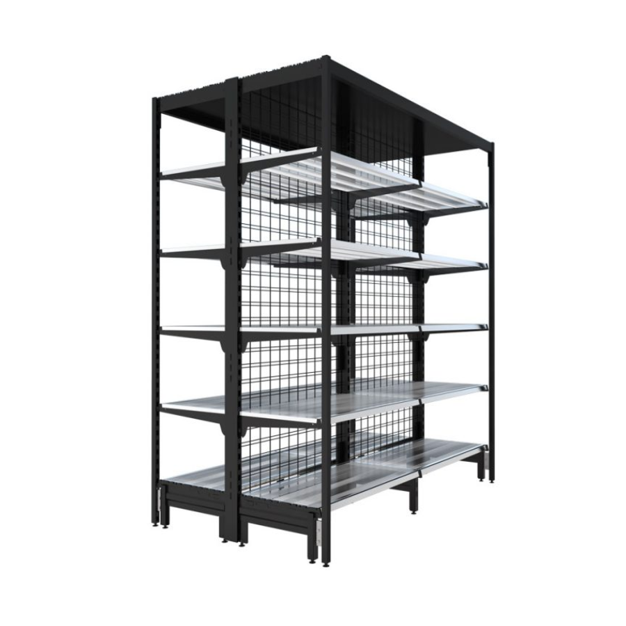 Double-Sided shelving 