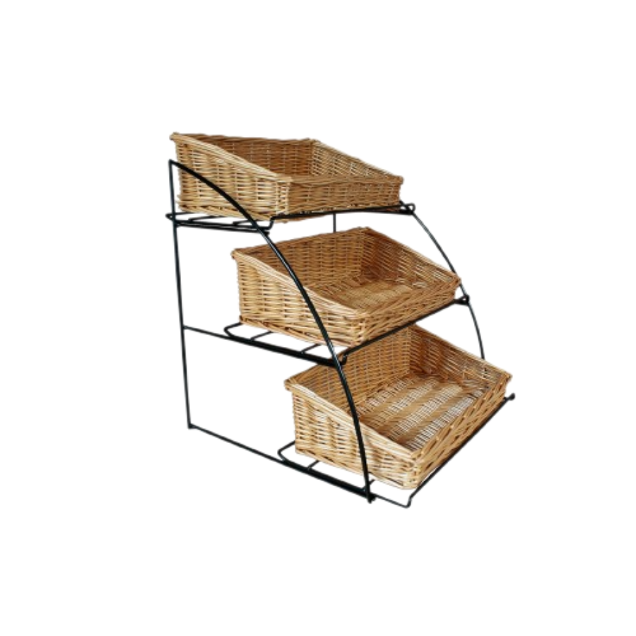 Countertop basket stand