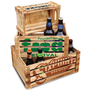 Wooden display crate