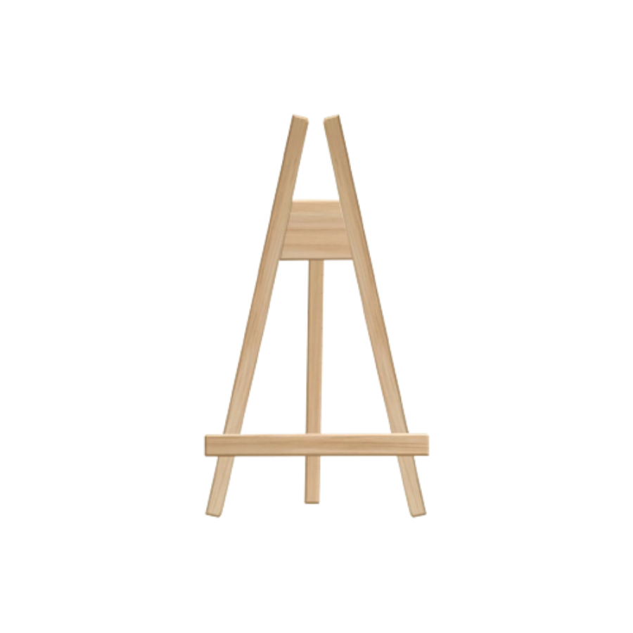 Pinewood easel stand