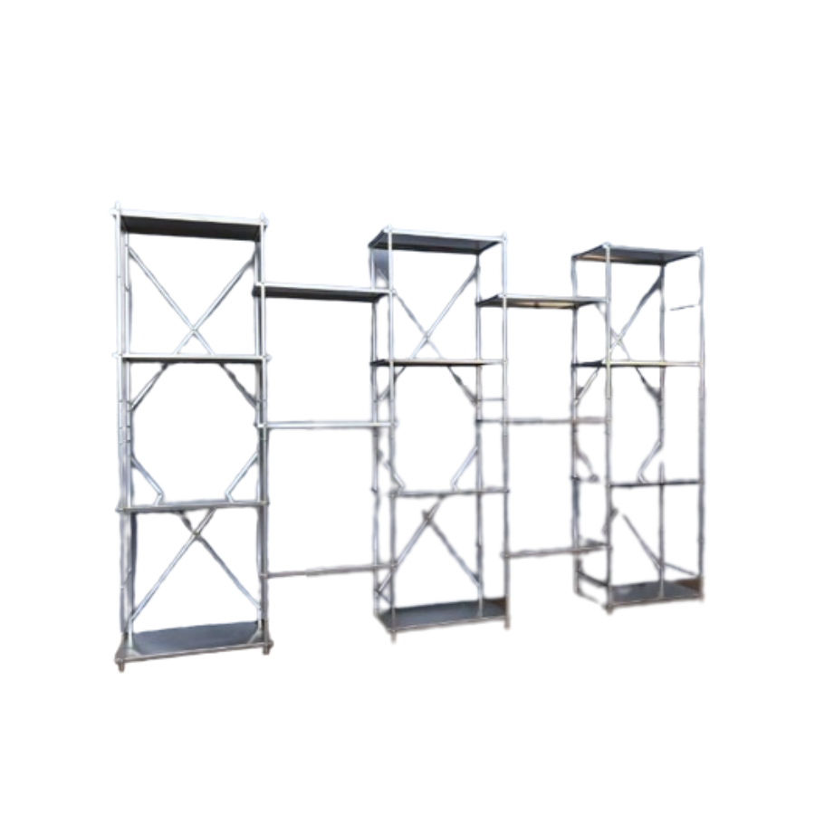 collapsible display shelves