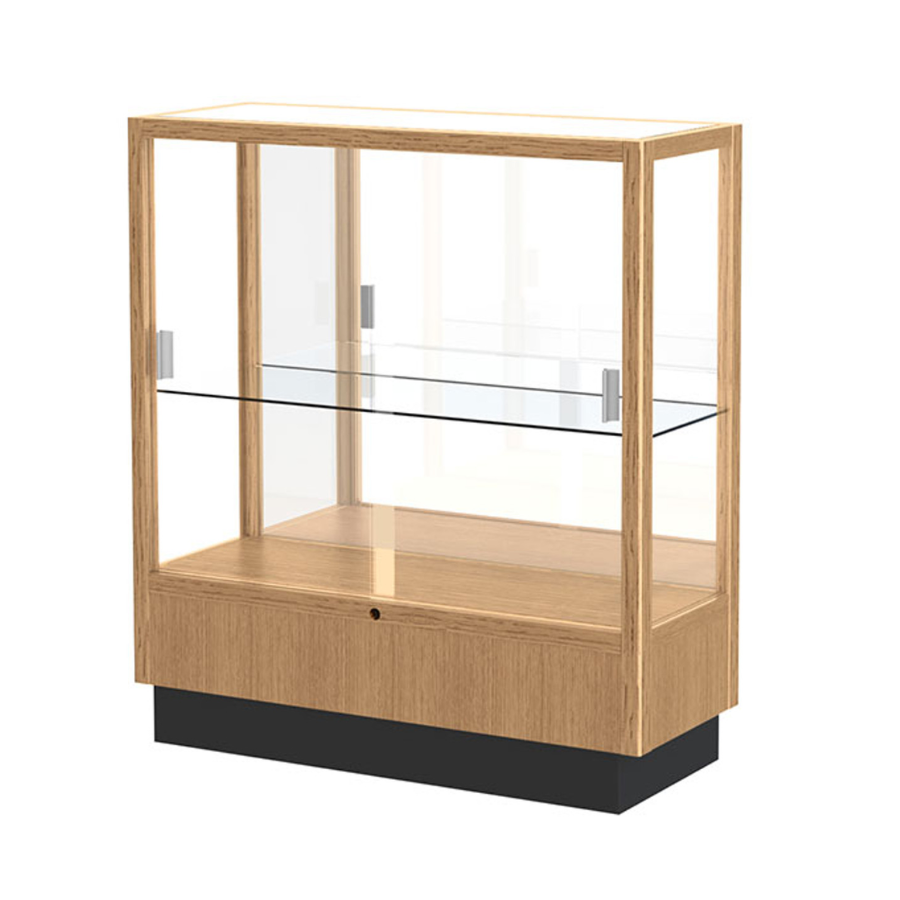 Wooden counter display case