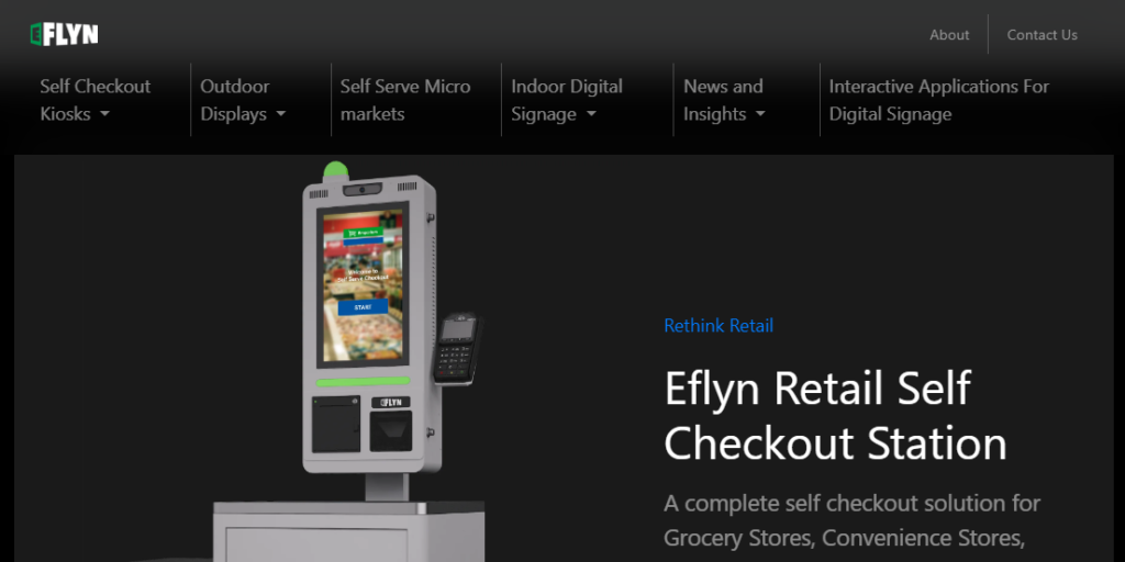 eflyn.com self checkout kiosk