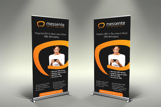 roll up banner stands