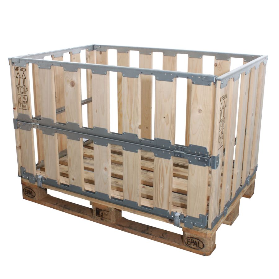 Multi-box for wooden stacking frame 