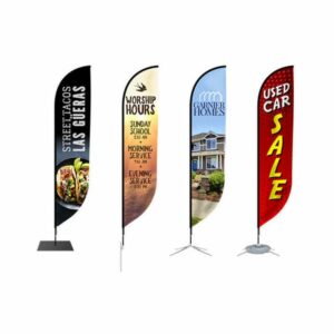 Feather flag banners